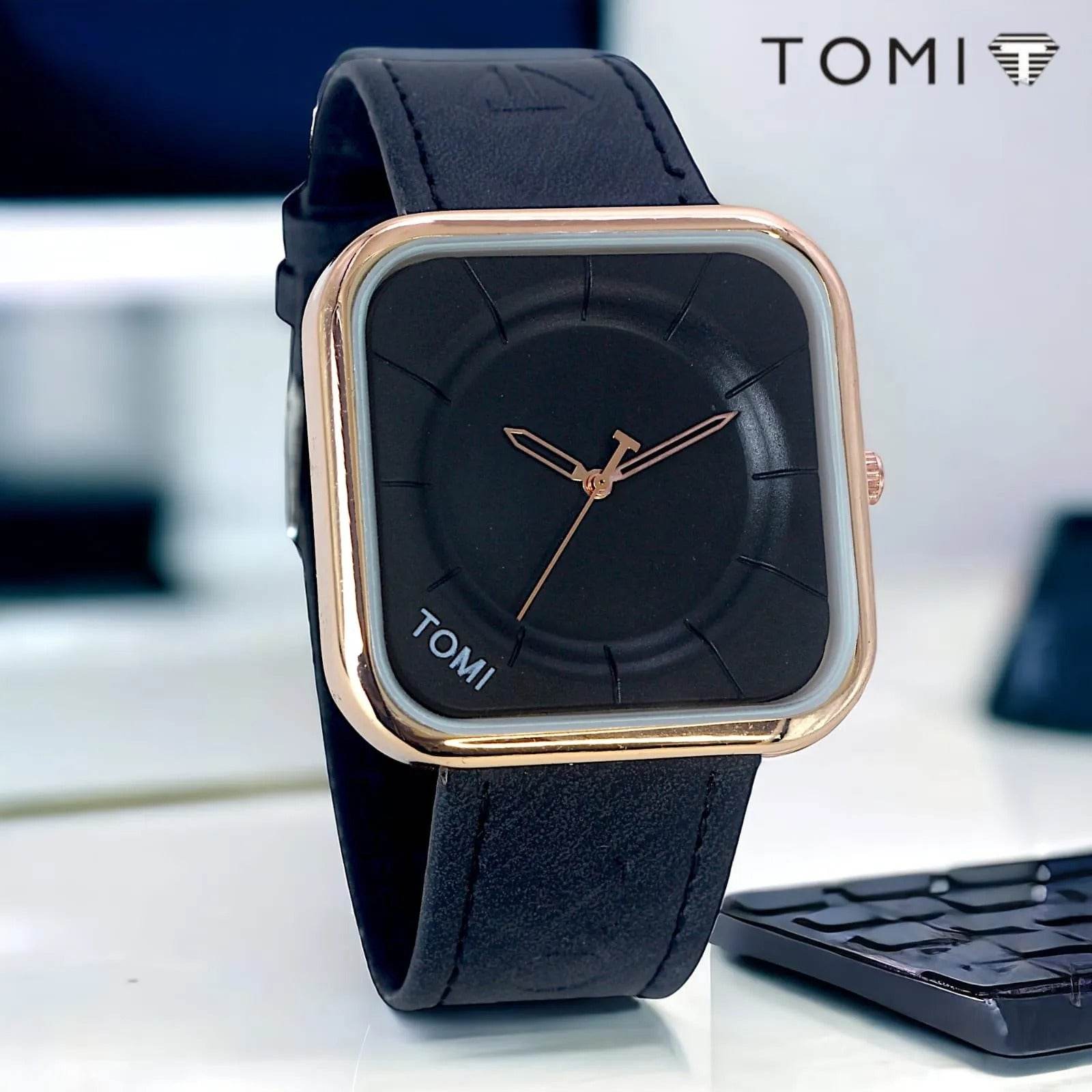 Tomi square Watch New Design Premium Quality Watch - RiwayatbyRida
